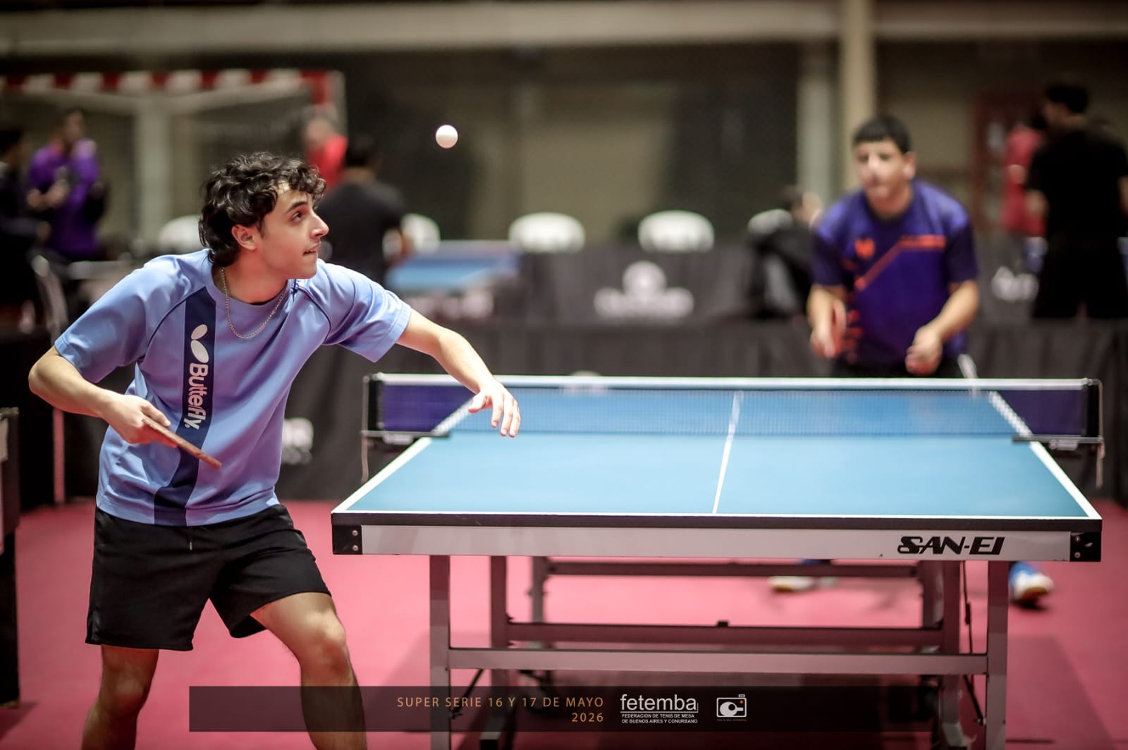 Tomás Costantini compitiendo en FETEMBA